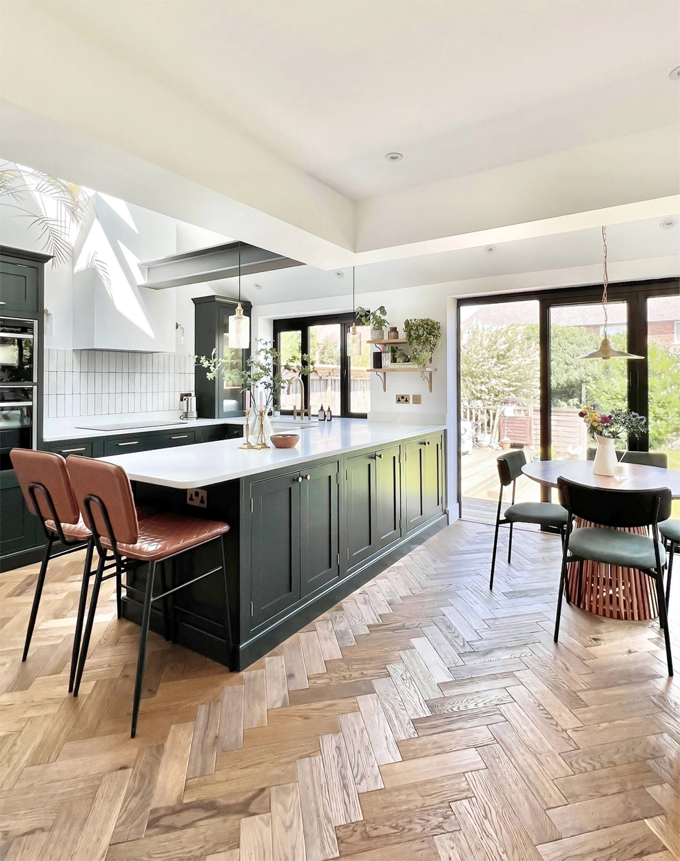 Classic meets industrial style kitchen diner - design by First Sense Interiors